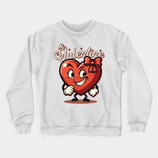My Valentine // Vintage Heart Design Crewneck Sweatshirt